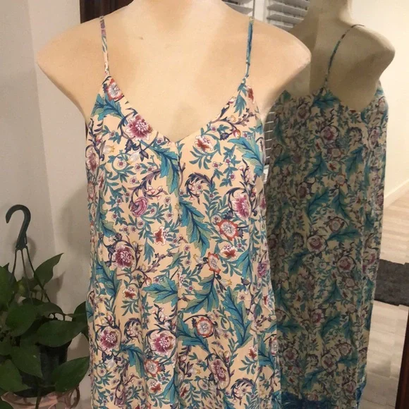 Oasis Print Strappy Midi Sundress SPELL Aesthetic